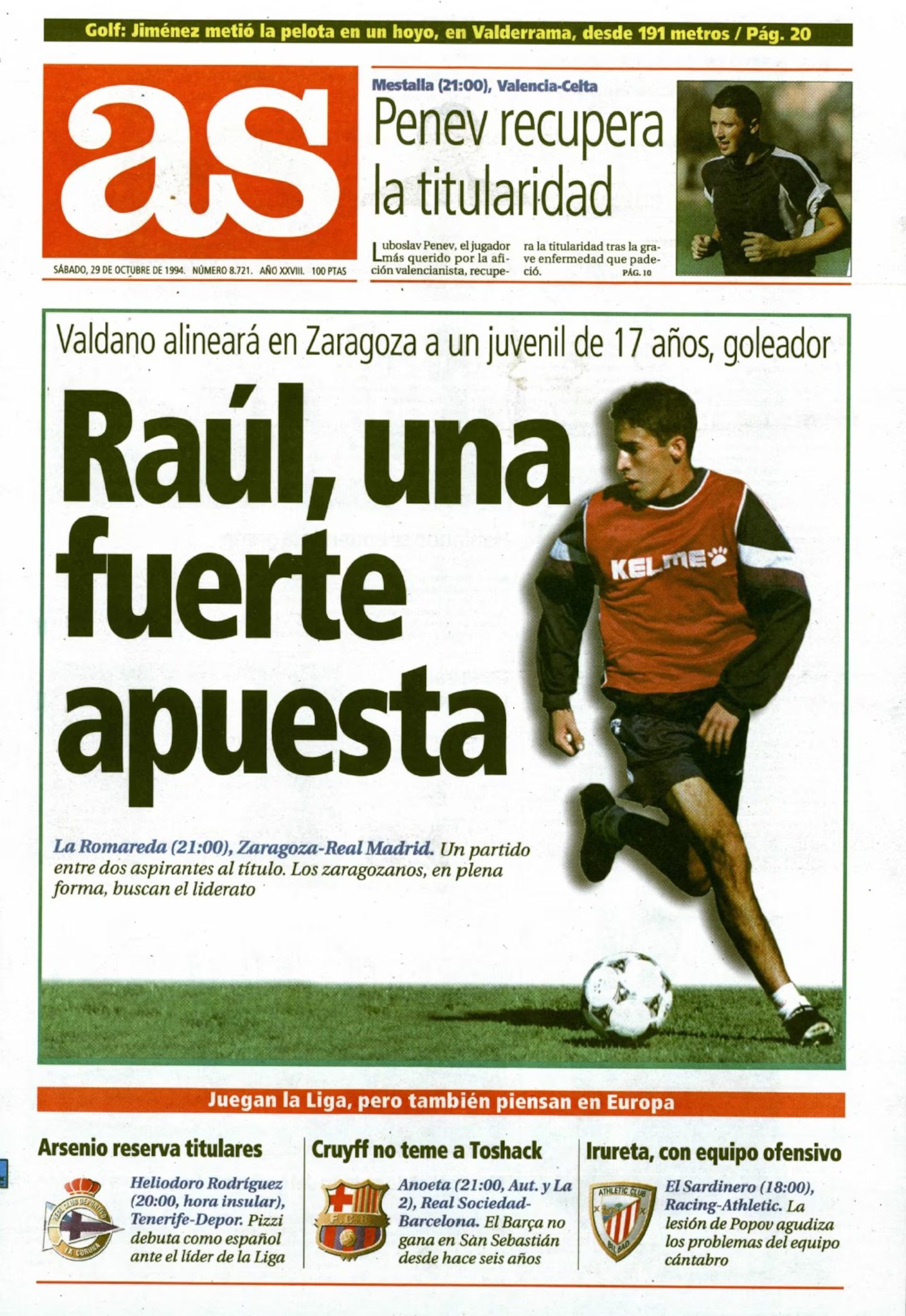 32 años del debut de Raúl