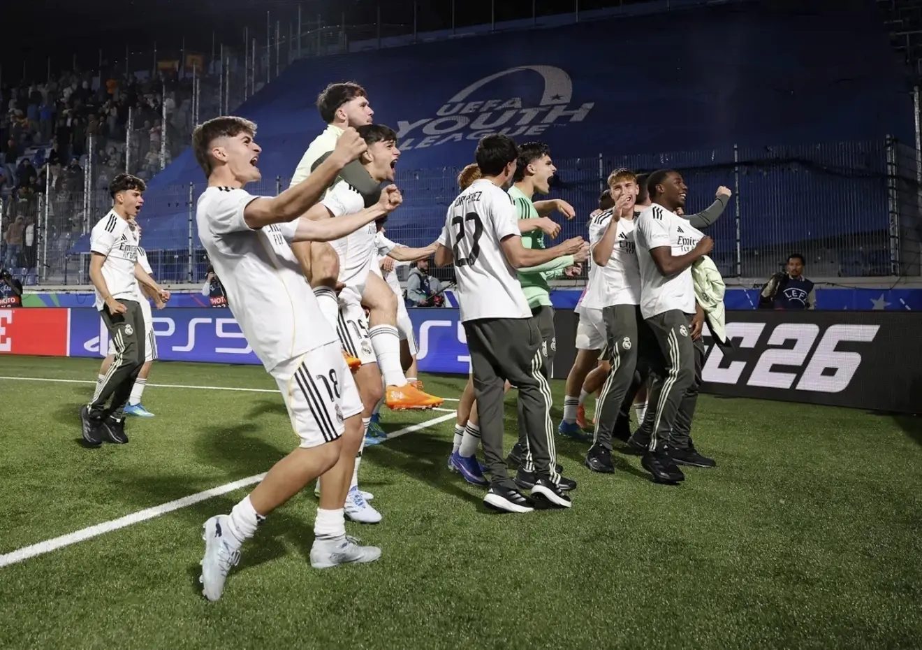 Celebración de la Youth League.