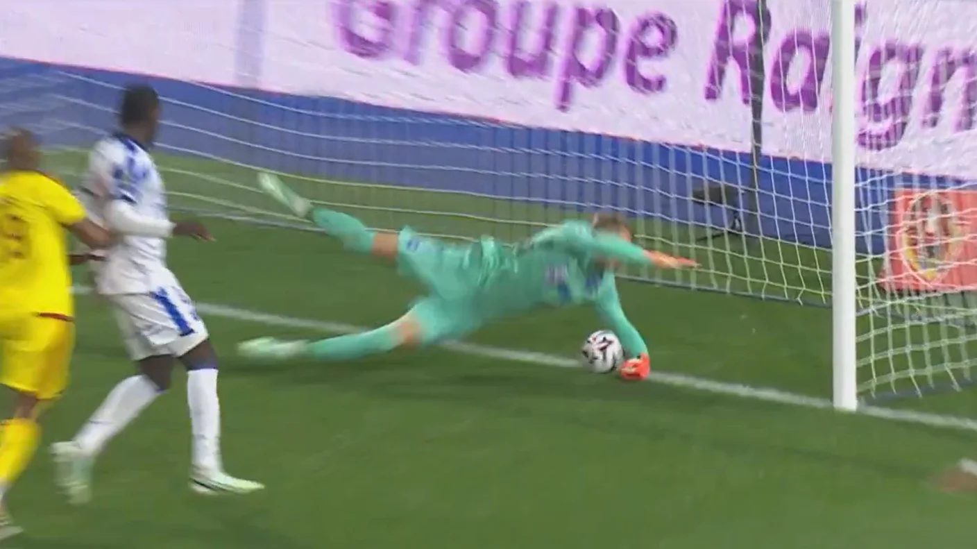 L'ouverture du score polémique du Mans face à Auxerre, le 26 octobre 2026.